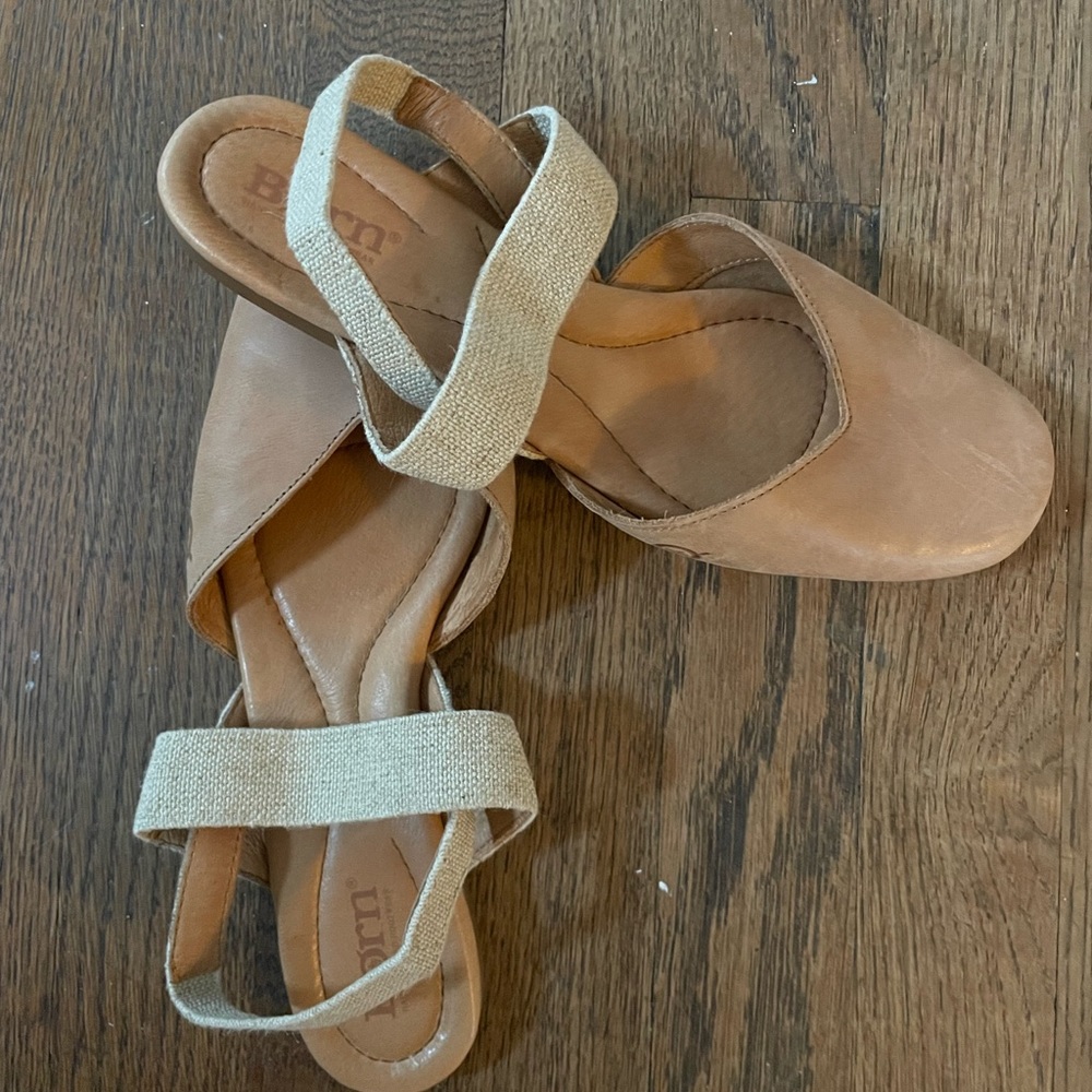 Born Leather Ballet Flats